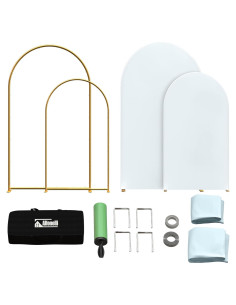 Soporte de Arco de Globos Alfonelli Blanco 99x198 cm