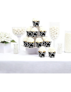 Fundas para Cupcakes de Vaca Gran Punto de Felicidad - Set de 12 2