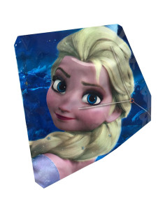 Cometa de Elsa Frozen 58.4x55.9 cm con Mango de Plástico 2