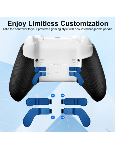 Accesorios Reemplazo Xbox Elite Series 2 BUERTT 13 en 1 Azul