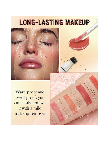 Bolígrafo Rubor de Pecas 2 en 1 Rosa y Sello de Pecas Bolígrafo Rubor de Pecas 2 en 1 Rosa y Sello de Pecas