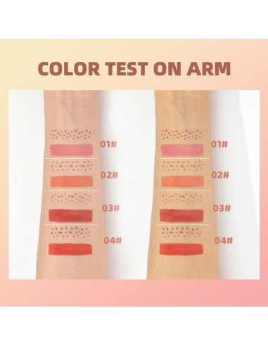 Bolígrafo Rubor de Pecas 2 en 1 Rosa y Sello de Pecas