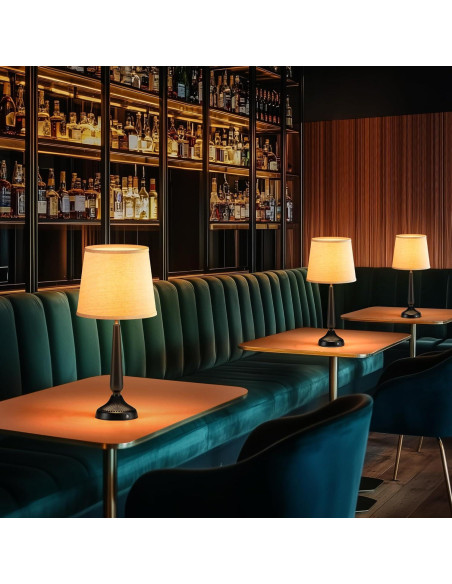 Lámpara de Mesa Inalámbrica PARTPHONER 48.3cm Táctil Recargable