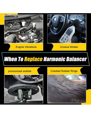 Polea equilibrador armónico AngyMeck para Toyota Camry 1992-2001