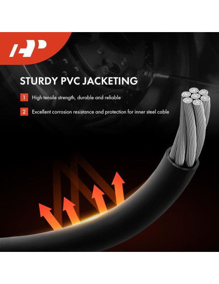 Cable de Freno de Estacionamiento A-Premium para Toyota Camry y Lexus ES350