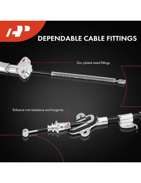 Cable de Freno de Estacionamiento A-Premium para Toyota Camry y Lexus ES350