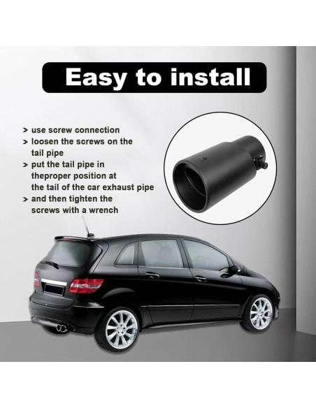 Punta de Escape de Acero Inoxidable Stymart 13.72 cm Cromado