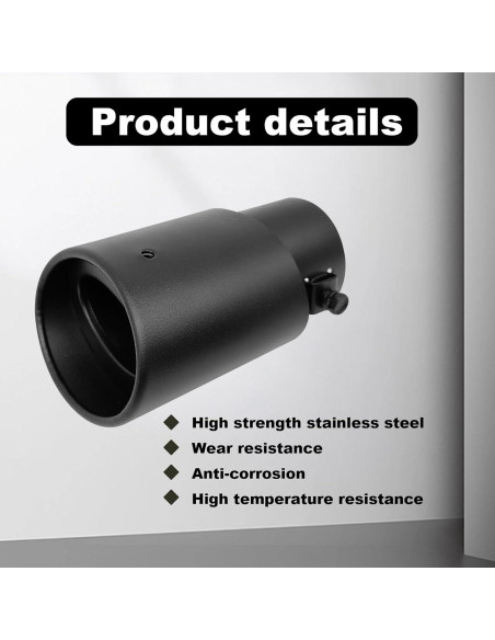 Punta de Escape de Acero Inoxidable Stymart 13.72 cm Cromado