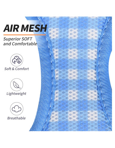 Arnés y Correa para Perros AIITLE Azul XXS Sin Tirones