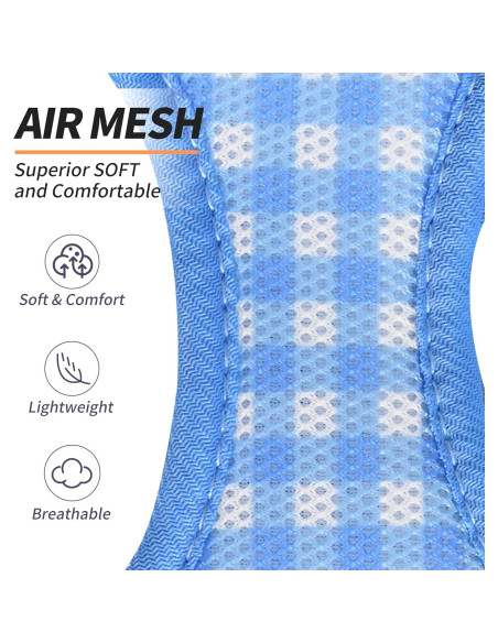 Arnés y Correa para Perros AIITLE Azul XXS Sin Tirones