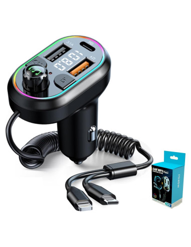 Transmisor FM Bluetooth EAHOSUCC C29 con Carga Rápida 25W