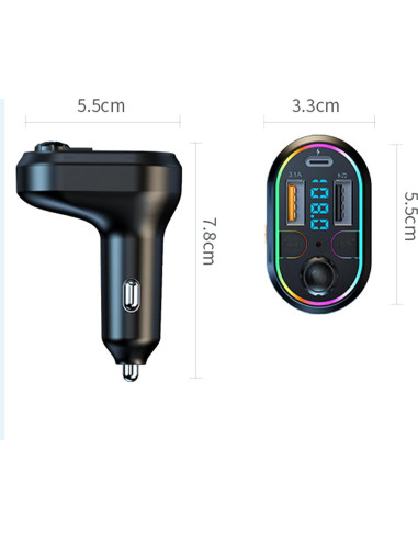 Transmisor FM Bluetooth EAHOSUCC C29 con Carga Rápida 25W