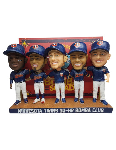 Bobblehead Quintuple Minnesota Twins Edición Limitada 17.78 cm