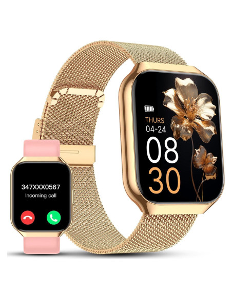 Reloj Inteligente Dorado Taopodo 1.91" Fitness IP68 Reloj Inteligente Dorado Taopodo 1.91" Fitness IP68