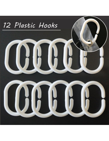 Cortina de Ducha EurCross 183x244 cm EVA Impermeable 3D