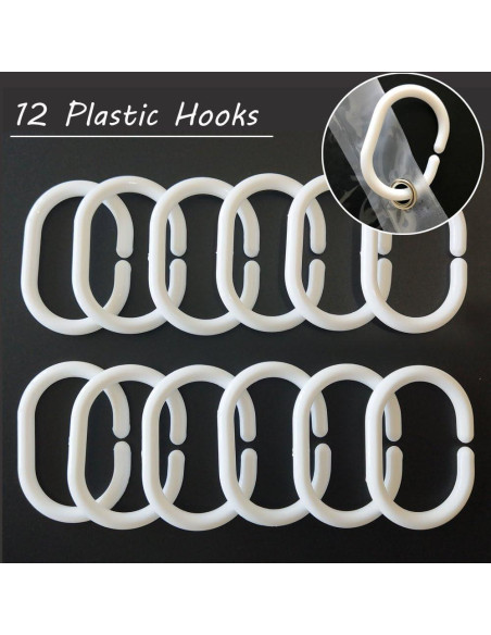 Cortina de Ducha EurCross 183x244 cm EVA Impermeable 3D