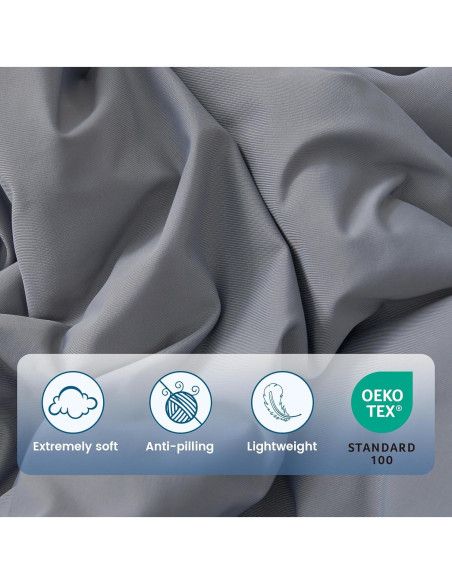 Colcha de Enfriamiento Amélie Queen Gris Carbón Transpirable