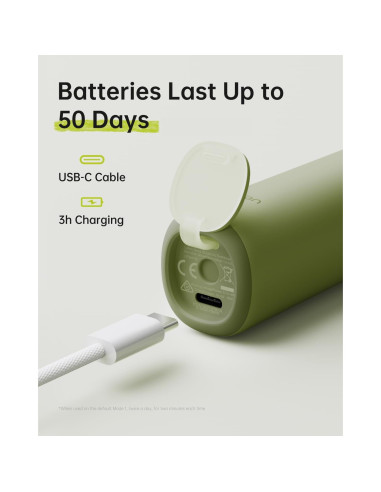 Cepillo de Dientes Eléctrico Laifen Wave SE Verde, 2 Cabezas