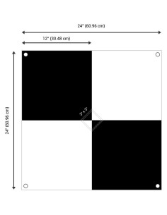 Objetivos Aéreos GCP 60x60 cm - Paquete de 6 - Willis Worxs 2