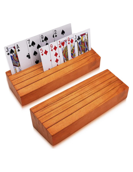 Juego de Soporte para Cartas de Madera Iswabard - Set de 2