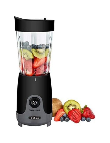 Licuadora Personal BELLA 414ml Eléctrica Negra y Gris