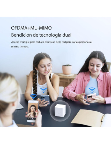 Sistema Wi-Fi 6 Mesh Tenda Nova AX1500 MX3 - Cubre 325 m