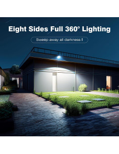 Luces Solares Exteriores OKPRO 168LED 6500K IP66 2 Piezas 2