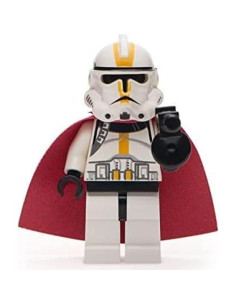 Figura LEGO Star Wars Clone Trooper EP3 con Capa y Cañón 2