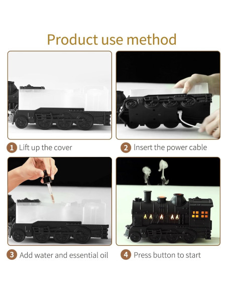 Difusor de Aceites Esenciales SIMOHOT 300ml con Control Remoto
