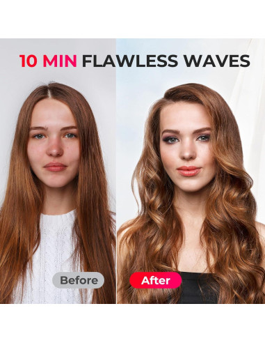 Rizador Automático TYMO ROTA 3.18 cm Cerámico 5 Temperaturas