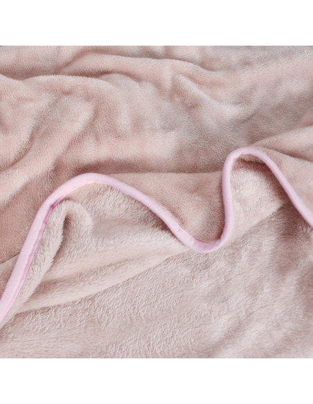 Manta Portátil de Viaje Tirrinia Rosa 127x178 cm con Bolsillo