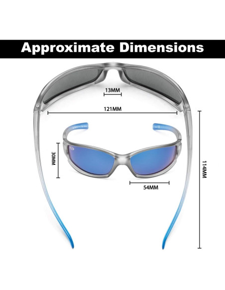 Gafas de sol polarizadas Flying Fisherman Jr. Angler UV 100%