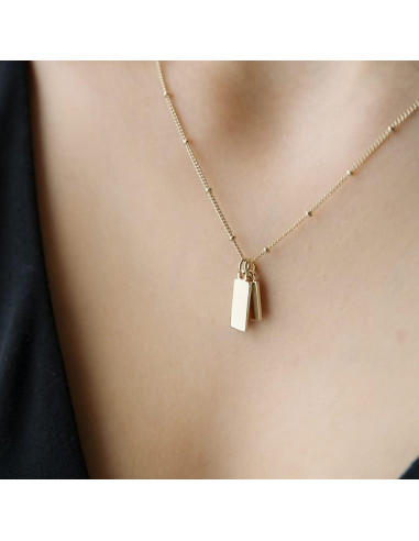 Collar con Etiqueta para Perro Pequeño HONEYCAT Oro Rosa 53-58 cm