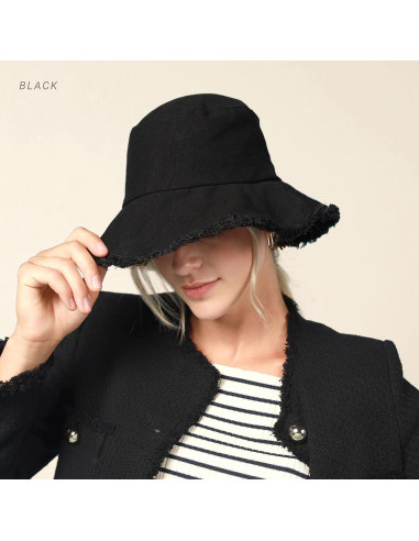 Sombrero de Cubo Desgastado CHOK.LIDS Unisex Algodón UPF 50+