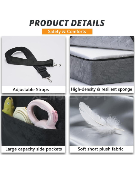 Asiento Elevador para Perros Ztinng 71.1x50cm con Espuma de Memoria