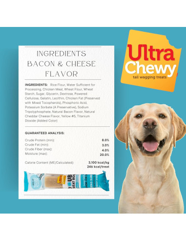 Huesos Doble Tratamiento Ultra Masticables Ultra Chewy 9 Piezas