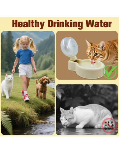 Botella de Agua Portátil para Perros PETMGCOO 384ml - A Prueba de Fugas