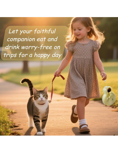 Botella de Agua Portátil para Perros PETMGCOO 384ml - A Prueba de Fugas