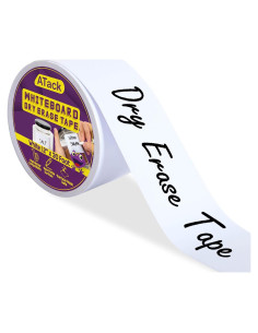 Cinta de Borrado en Seco ATack 5cm x 9.14m Blanca Sin Residuos