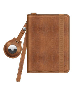 Porta Pasaporte Fintie Slim con Soporte para Airtag y RFID