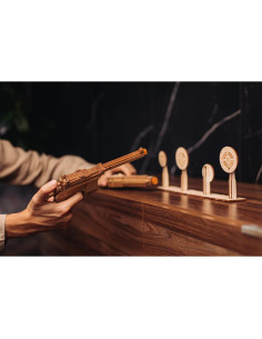 Juego de Armas de Madera Wood Trick - 2 Pistolas y 4 Objetivos 2