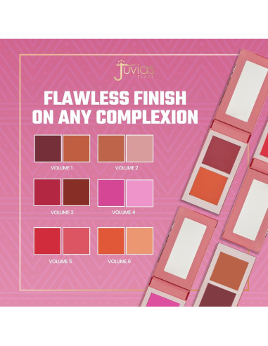 Dúo de Rubor Blushed Juvia - Polvo Mineral 28.35g - Acabado Mate