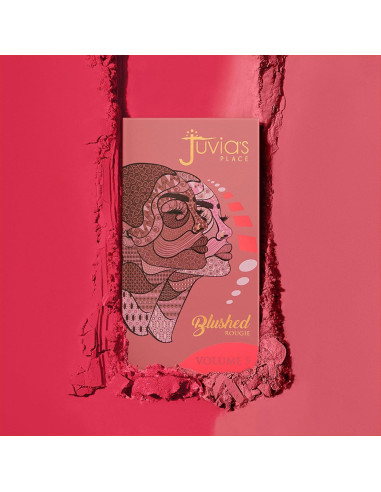 Dúo de Rubor Blushed Juvia - Polvo Mineral 28.35g - Acabado Mate