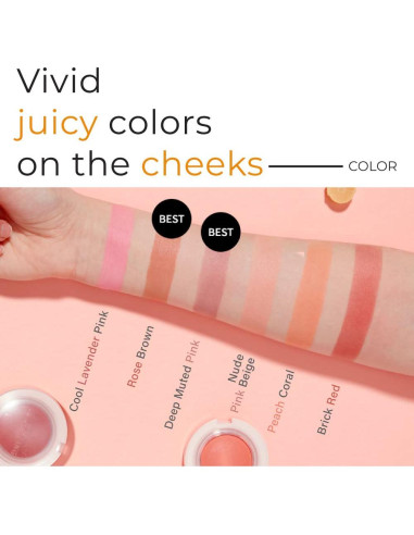 Rubor en Gel A'PIEU Juicy-Pang VL01 - 4.8 g, Acabado Natural