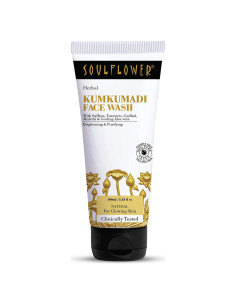 Limpiador Facial Kumkumadi Soulflower 100ml - Natural y Vegano