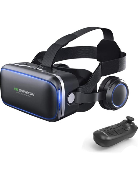 Auriculares VR SHINECON para iPhone y Android 4.7-6"