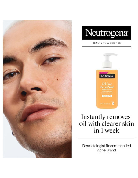 Limpiador Facial Sin Aceite Neutrogena 269 ml - Acné 2% Ácido Salicílico Limpiador Facial Sin Aceite Neutrogena 269 ml - Acné 2% Ácido Salicílico