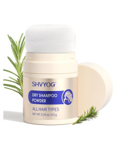 Champú Seco Orgánico SHVYOG 8.5g - Sin Residuo Blanco, Viaje