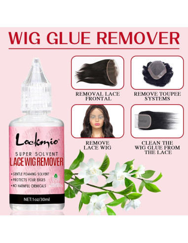 Kit de Peluca 15 Piezas Lockmio - Spray, Cera, Control de Bordes