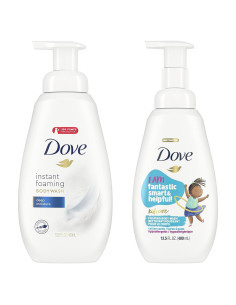 Dove Gel de Ducha Espumoso Hidratación Profunda y Niños 2x400ml